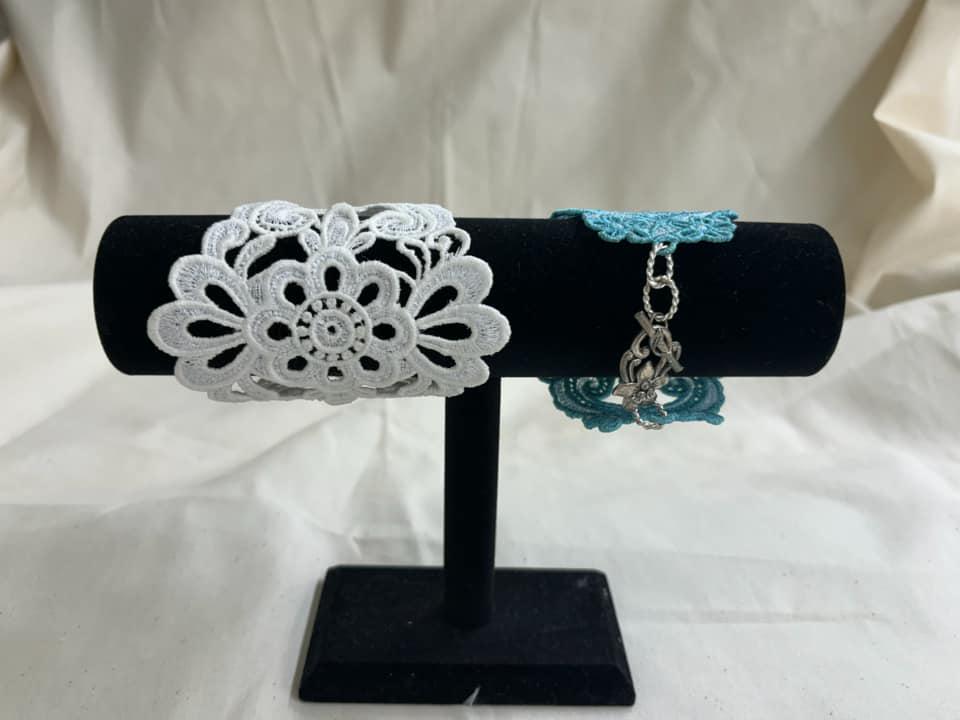 Bracelet - Lace with Sterling Silver Findings