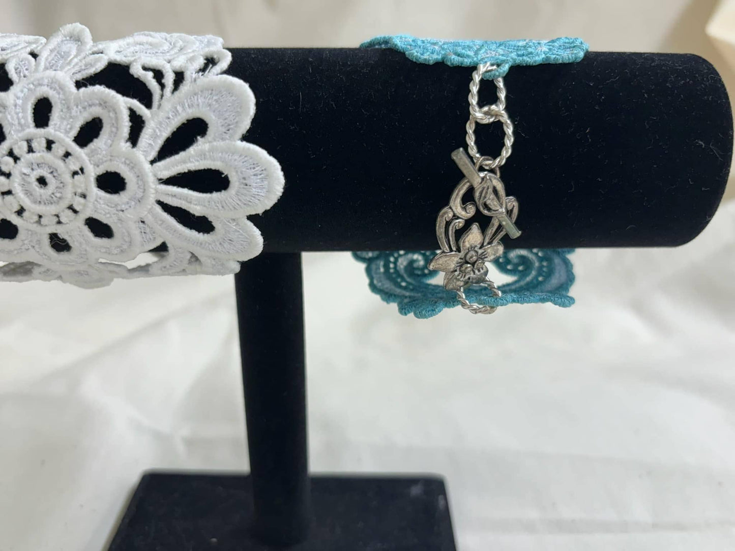 Bracelet - Lace with Sterling Silver Findings